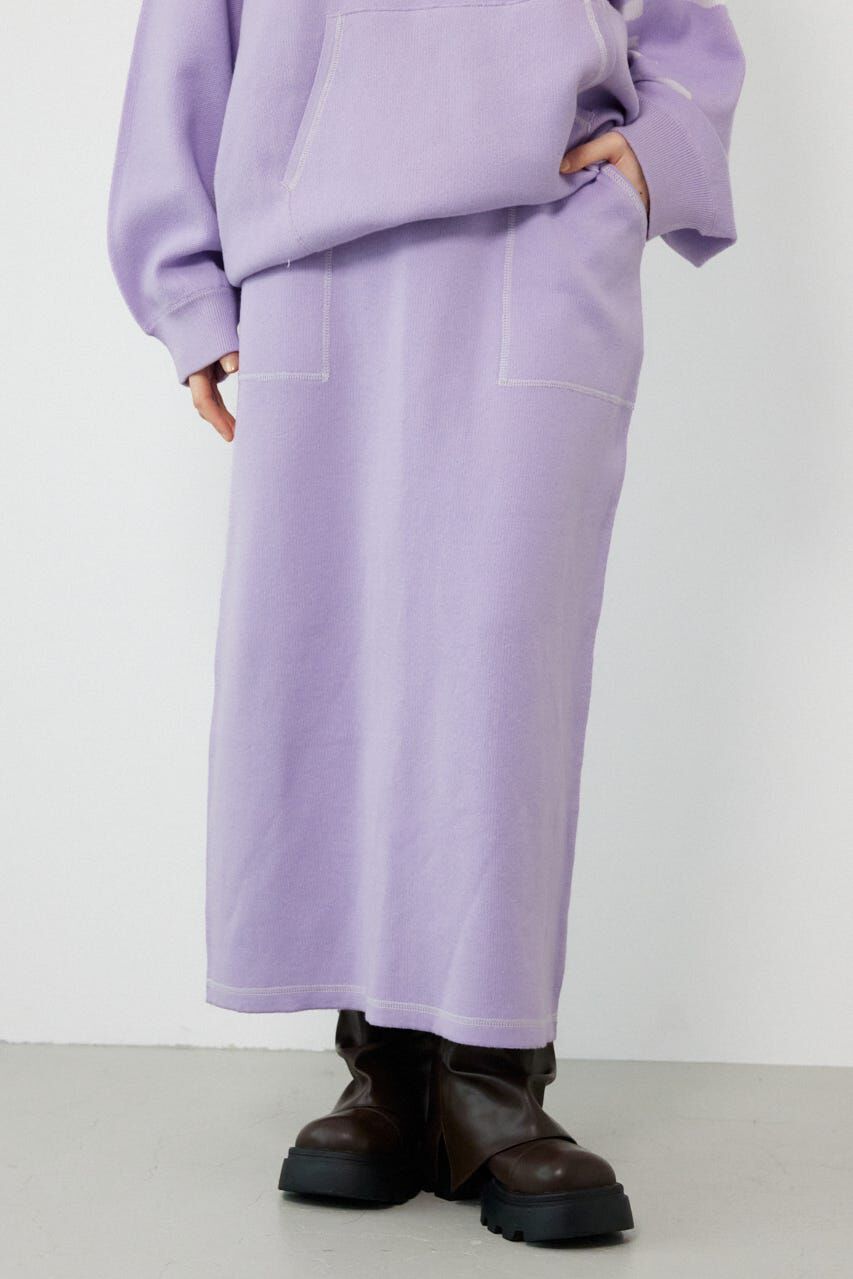 RODEO CROWNS「スウェットライクサイドステッチニットスカート」|スカート|