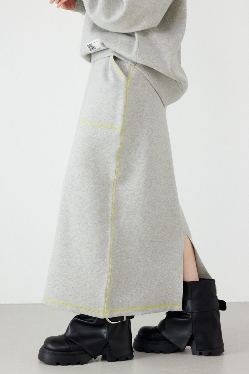 RODEO CROWNS「スウェットライクサイドステッチニットスカート」|スカート|