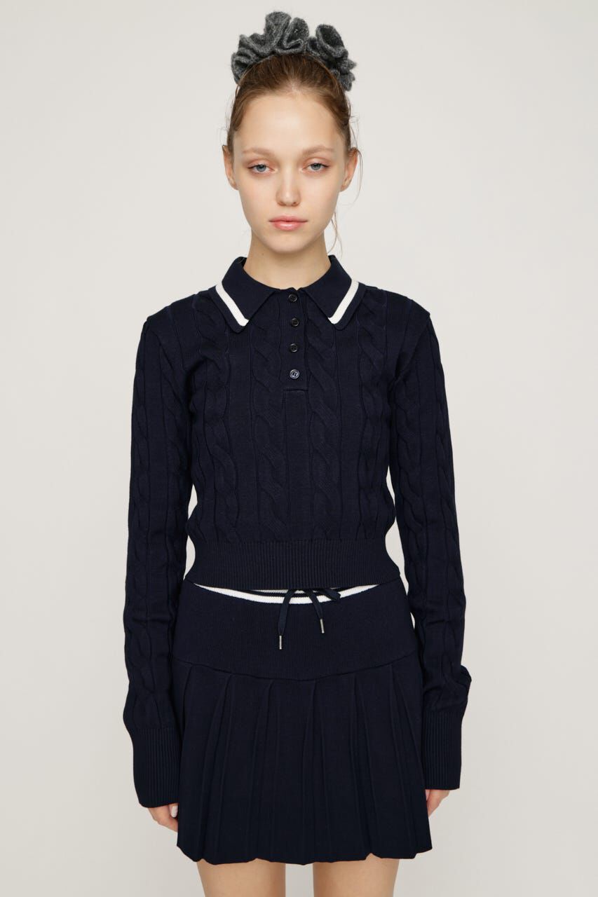 SLY「CABLE KNIT SET UP」|ワンピース|