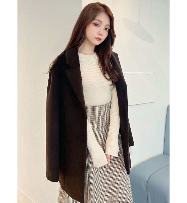 RESEXXY「シャギーテーラードジャケット」|テーラードジャケット|