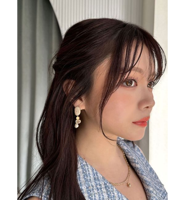 RESEXXY「パールコンビマーブルピアス」|ピアス|