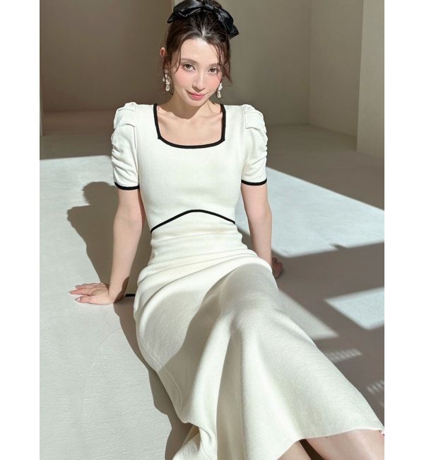 RESEXXY「バイカラータイトワンピース」|ワンピース|