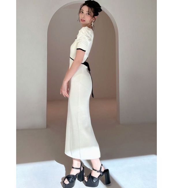 RESEXXY「バイカラータイトワンピース」|ワンピース|