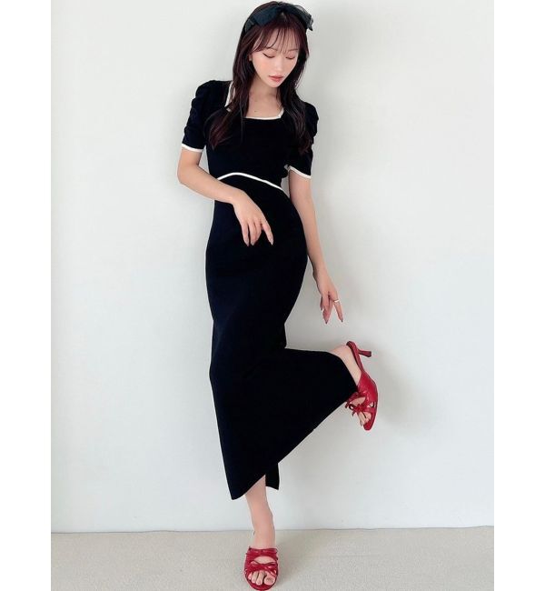 RESEXXY「バイカラータイトワンピース」|ワンピース|