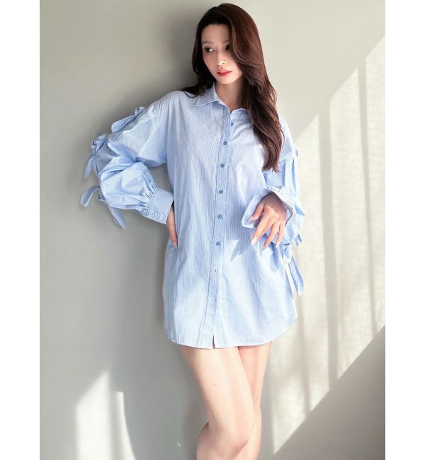 RESEXXY「スリーブデザインシャツ」|シャツ・ブラウス|