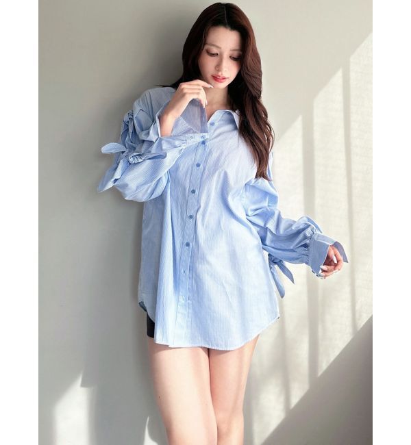 RESEXXY「スリーブデザインシャツ」|シャツ・ブラウス|