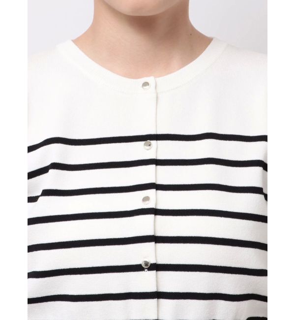 RESEXXY「クルーネックハーフスリーブニットカーデ」|カーディガン|