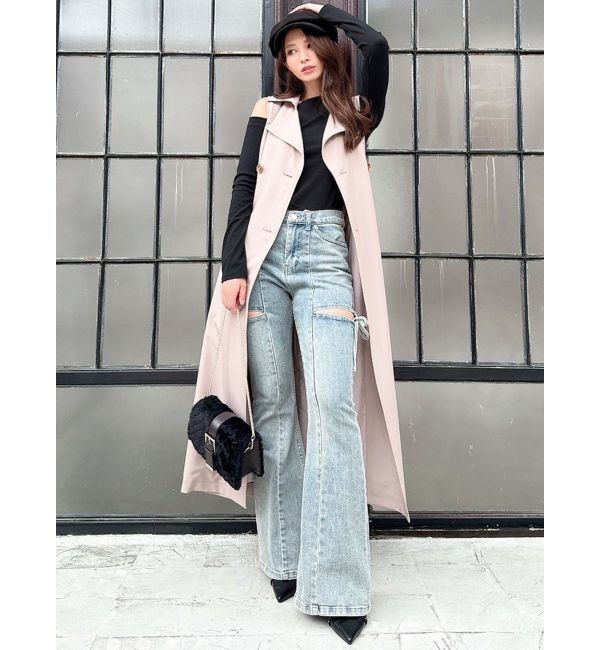 RESEXXY「2WAY セパレートフレアトレンチコート」|トレンチコート|