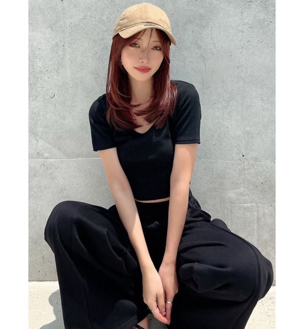 RESEXXY「UネックTシャツ」|Tシャツ・カットソー|