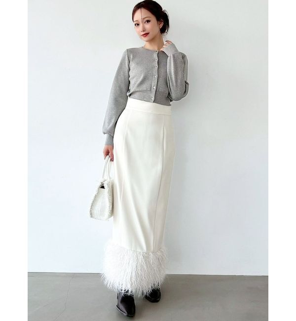 RESEXXY「クルーネックニットカーデ」|カーディガン|