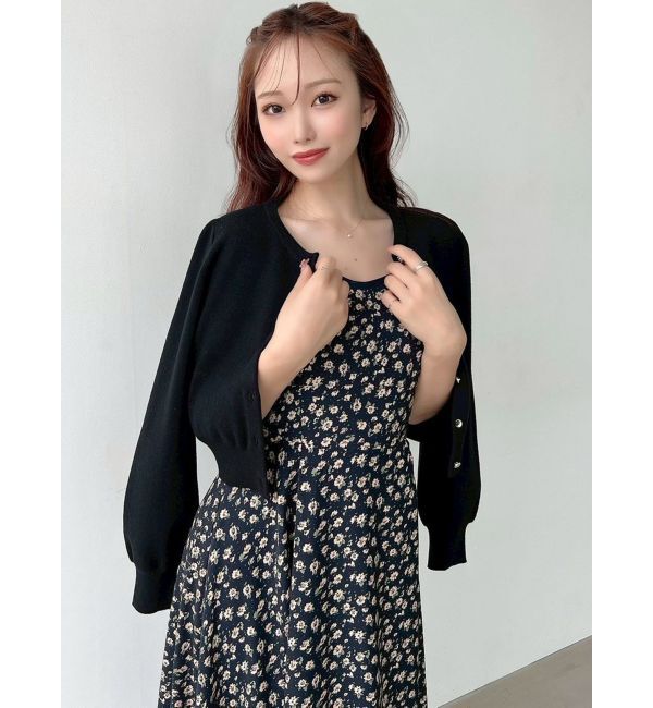 RESEXXY「クルーネックニットカーデ」|カーディガン|