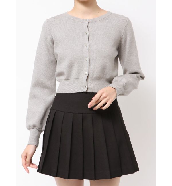 RESEXXY「クルーネックニットカーデ」|カーディガン|