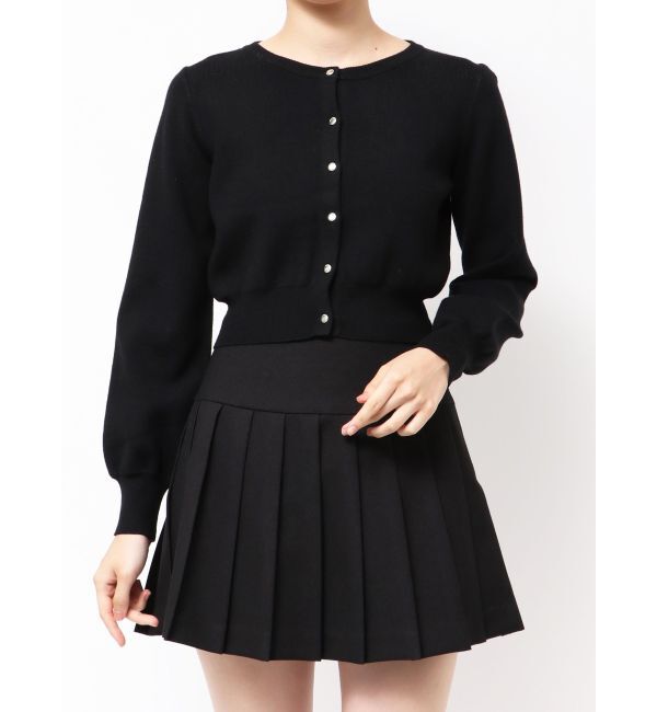 RESEXXY「クルーネックニットカーデ」|カーディガン|