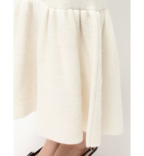 RESEXXY「フェザーヘムレイヤードニットワンピース」|ワンピース|