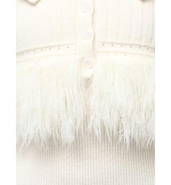 RESEXXY「フェザーヘムレイヤードニットワンピース」|ワンピース|