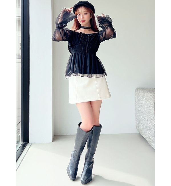 RESEXXY「【追加生産分】台形ミニスカート」|スカート|