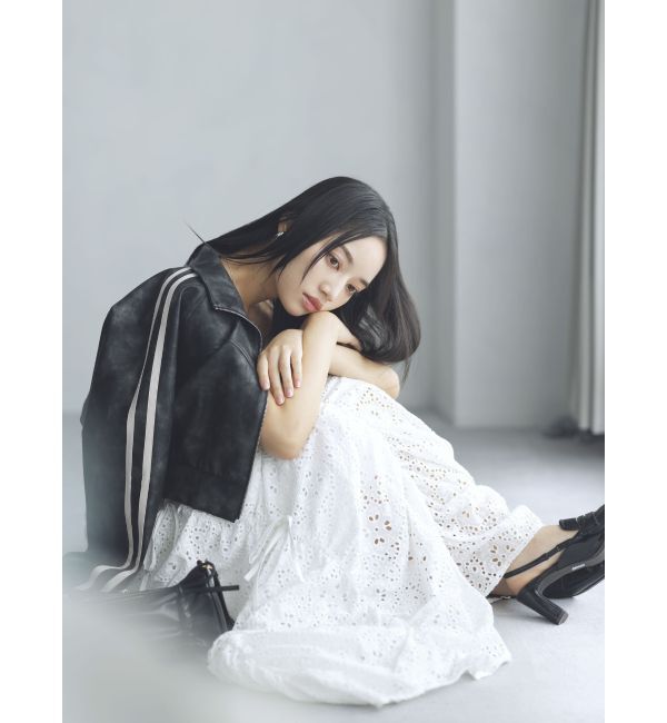 dazzlin「フェイクレザートラックブルゾン」|ブルゾン・スタジャン|