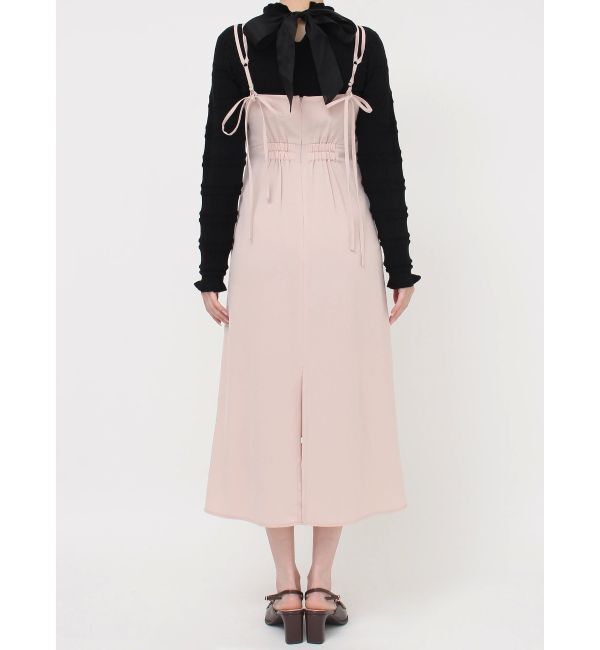 dazzlin「レースリボンサテンキャミワンピース」|ワンピース|