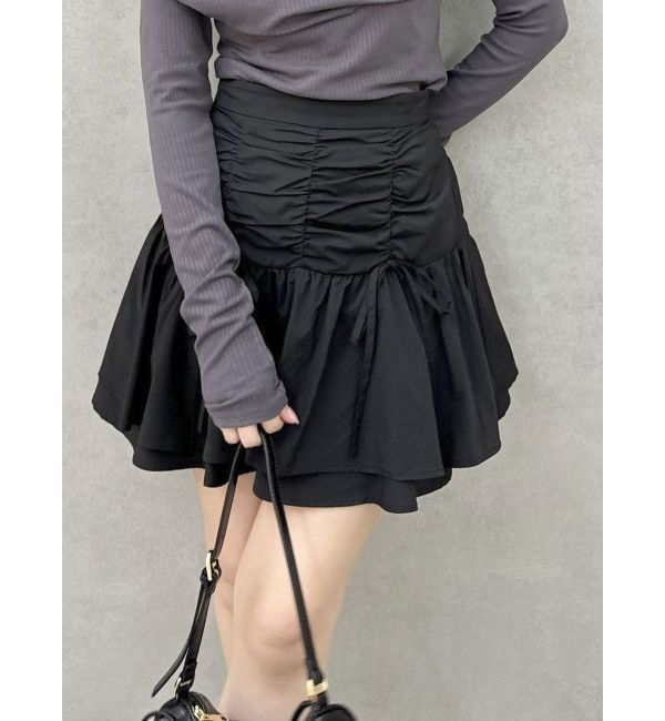 dazzlin「2ピースティアードミニスカート」|スカート|