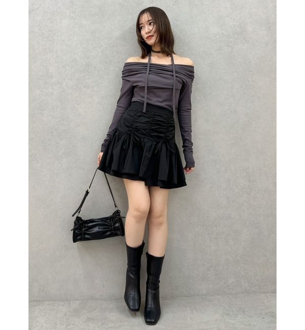 dazzlin「2ピースティアードミニスカート」|スカート|