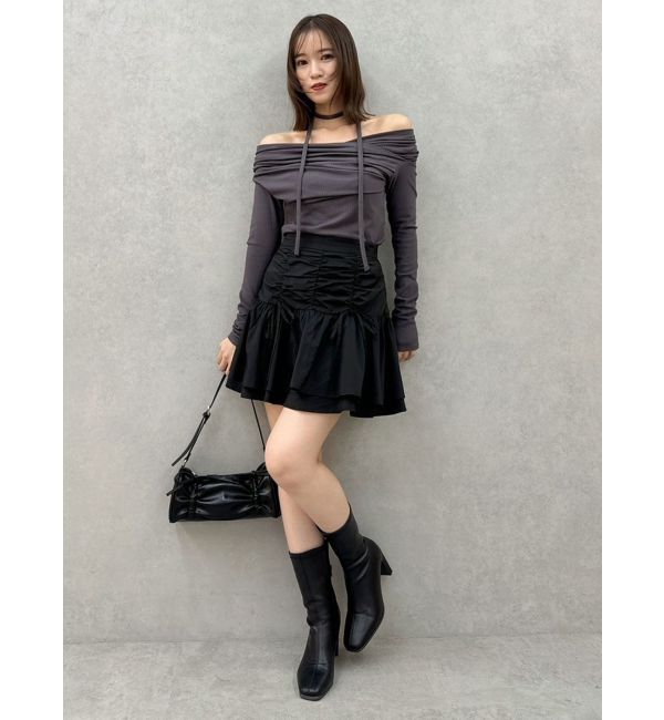 dazzlin「2ピースティアードミニスカート」|スカート|