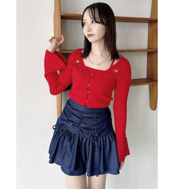 dazzlin「2ピースティアードミニスカート」|スカート|
