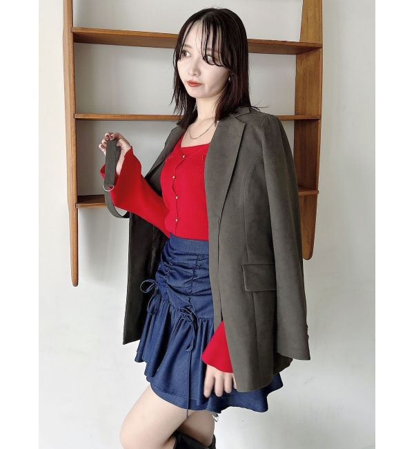 dazzlin「2ピースティアードミニスカート」|スカート|