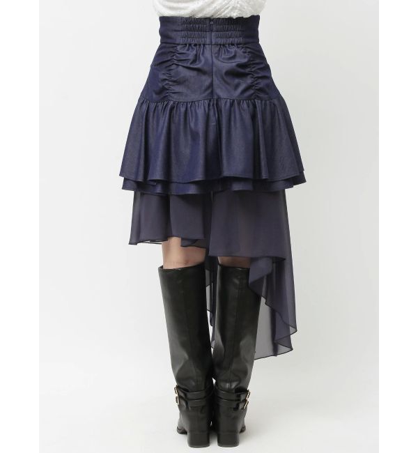 dazzlin「2ピースティアードミニスカート」|スカート|