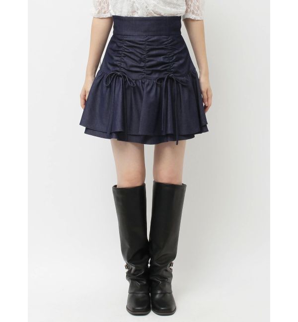 dazzlin「2ピースティアードミニスカート」|スカート|