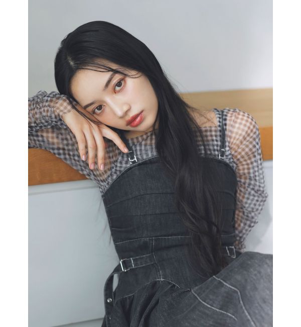 dazzlin「ワンショルギャザーシアートップス」|Tシャツ・カットソー|