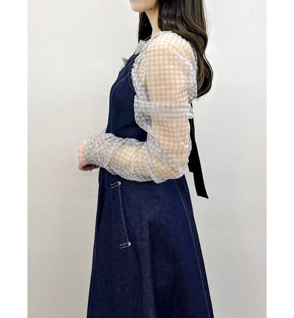 dazzlin「ワンショルギャザーシアートップス」|Tシャツ・カットソー|