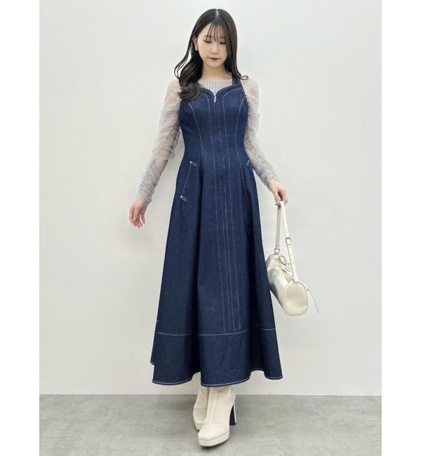 dazzlin「ワンショルギャザーシアートップス」|Tシャツ・カットソー|