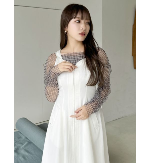 dazzlin「ワンショルギャザーシアートップス」|Tシャツ・カットソー|