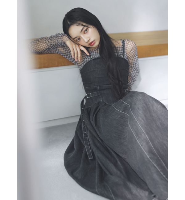 dazzlin「ワンショルギャザーシアートップス」|Tシャツ・カットソー|