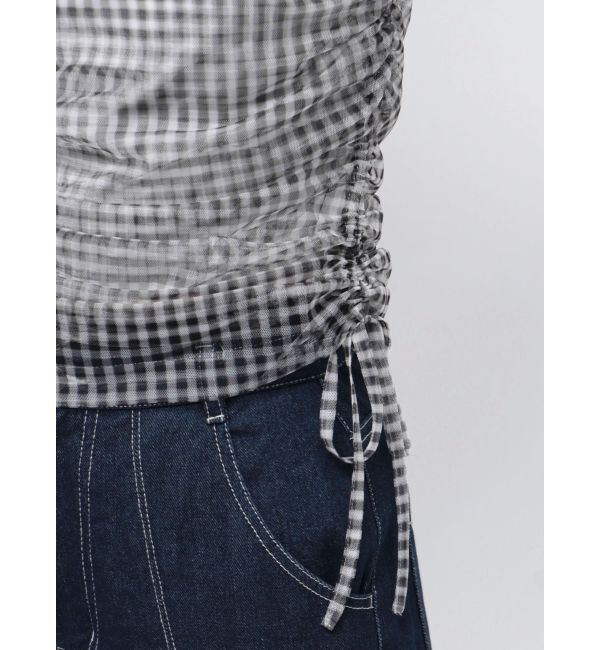 dazzlin「ワンショルギャザーシアートップス」|Tシャツ・カットソー|