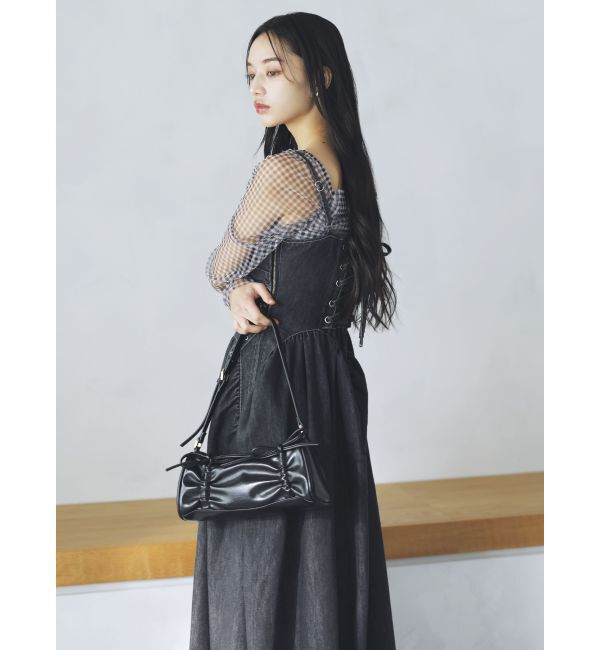 dazzlin「ワンショルギャザーシアートップス」|Tシャツ・カットソー|