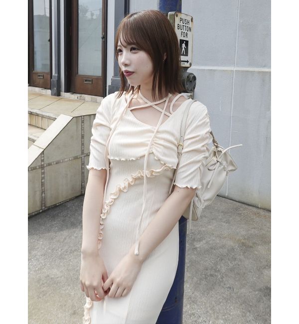 dazzlin「アシメレイヤードカットワンピース」|ワンピース|