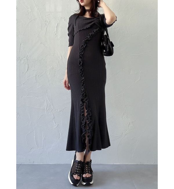 dazzlin「アシメレイヤードカットワンピース」|ワンピース|