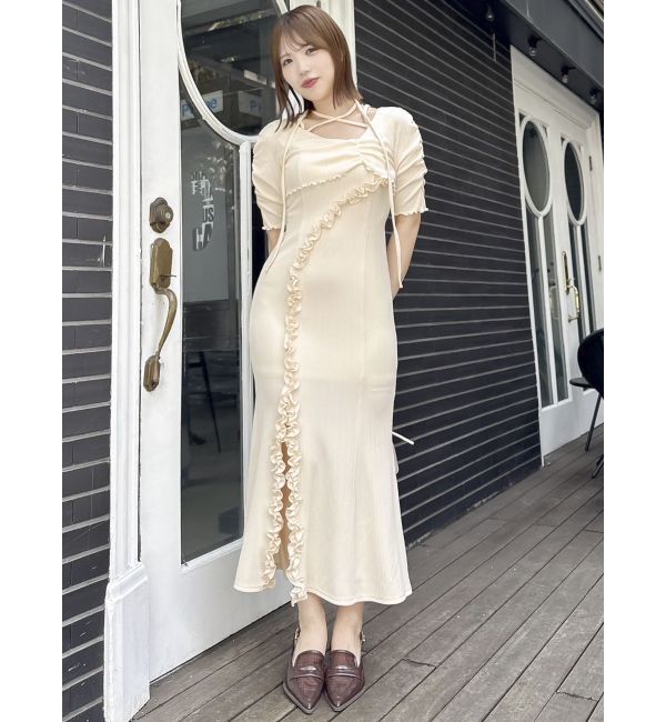 dazzlin「アシメレイヤードカットワンピース」|ワンピース|