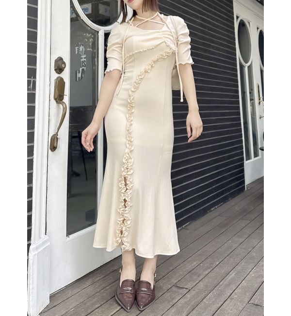 dazzlin「アシメレイヤードカットワンピース」|ワンピース|