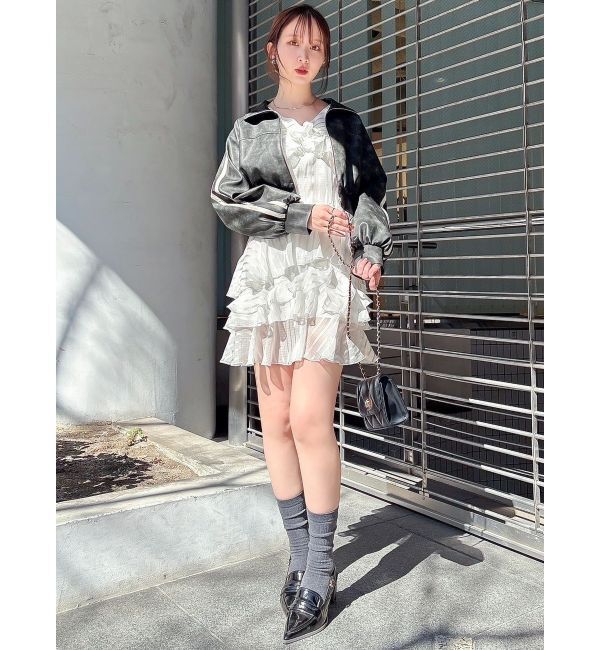 dazzlin「バリエフルイドミニワンピース」|ワンピース|