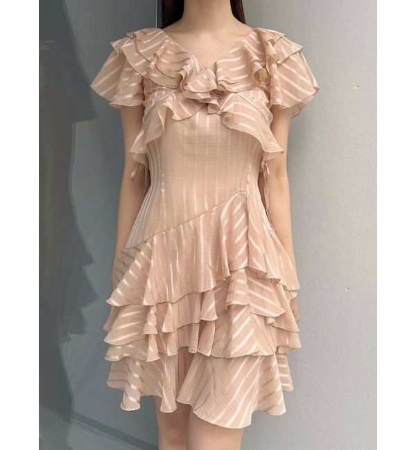 dazzlin「バリエフルイドミニワンピース」|ワンピース|