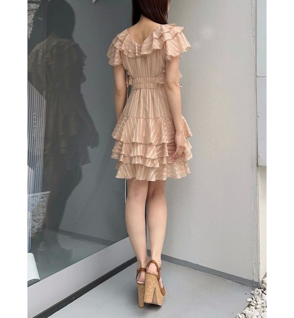 dazzlin「バリエフルイドミニワンピース」|ワンピース|