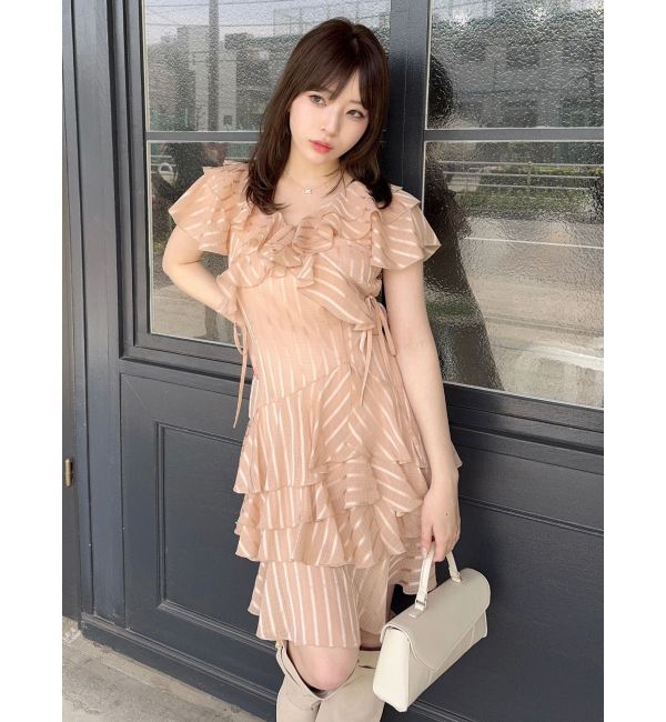 dazzlin「バリエフルイドミニワンピース」|ワンピース|