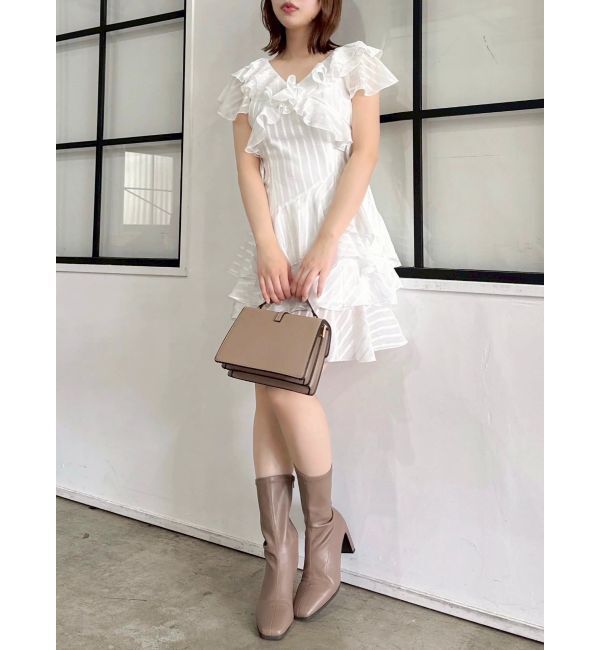 dazzlin「バリエフルイドミニワンピース」|ワンピース|