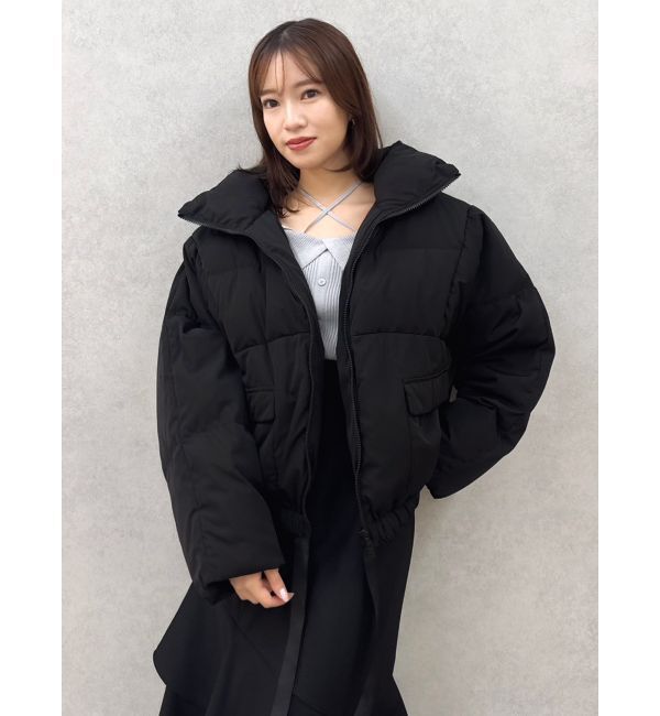 dazzlin「スタンドカラーボリュームダウン」|ダウン|