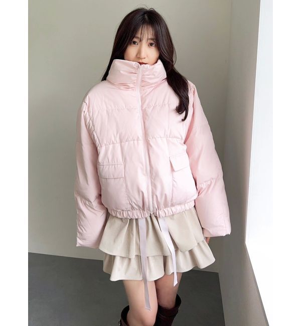 dazzlin「スタンドカラーボリュームダウン」|ダウン|