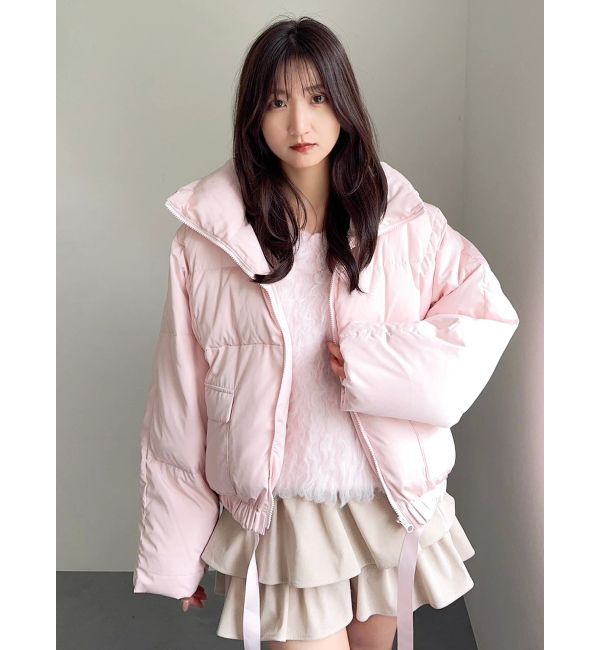 dazzlin「スタンドカラーボリュームダウン」|ダウン|