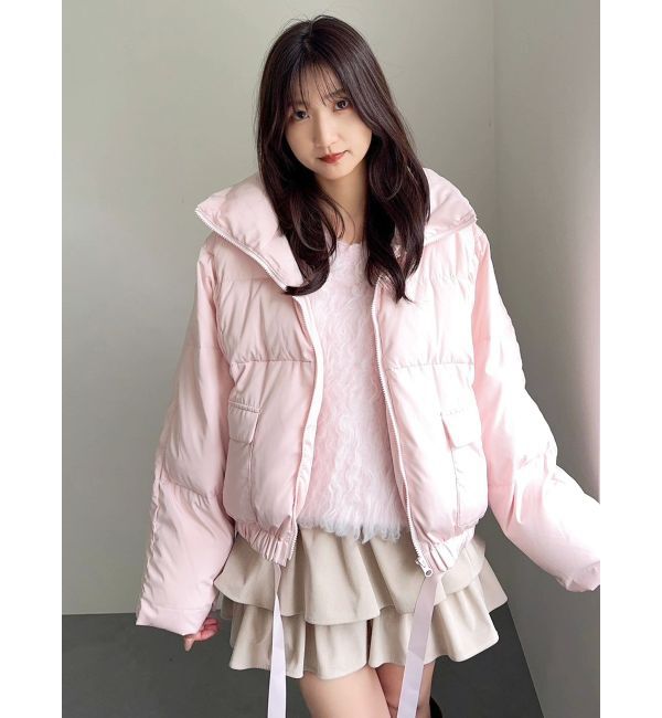 dazzlin「スタンドカラーボリュームダウン」|ダウン|