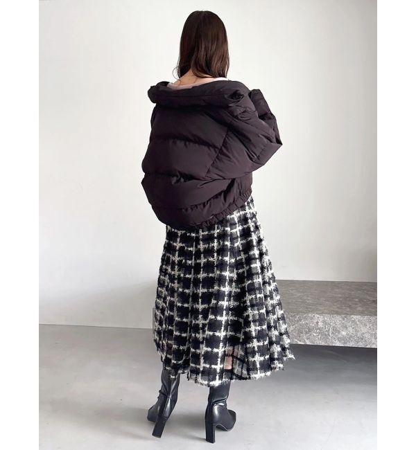 dazzlin「スタンドカラーボリュームダウン」|ダウン|